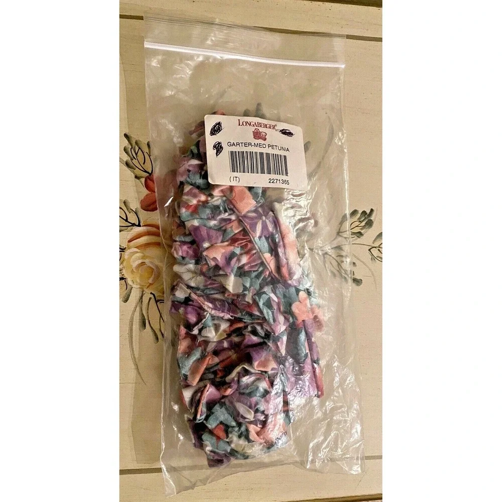 Longaberger Garter Medium Petunia #2271365 ~ New Old‎ Stock!!